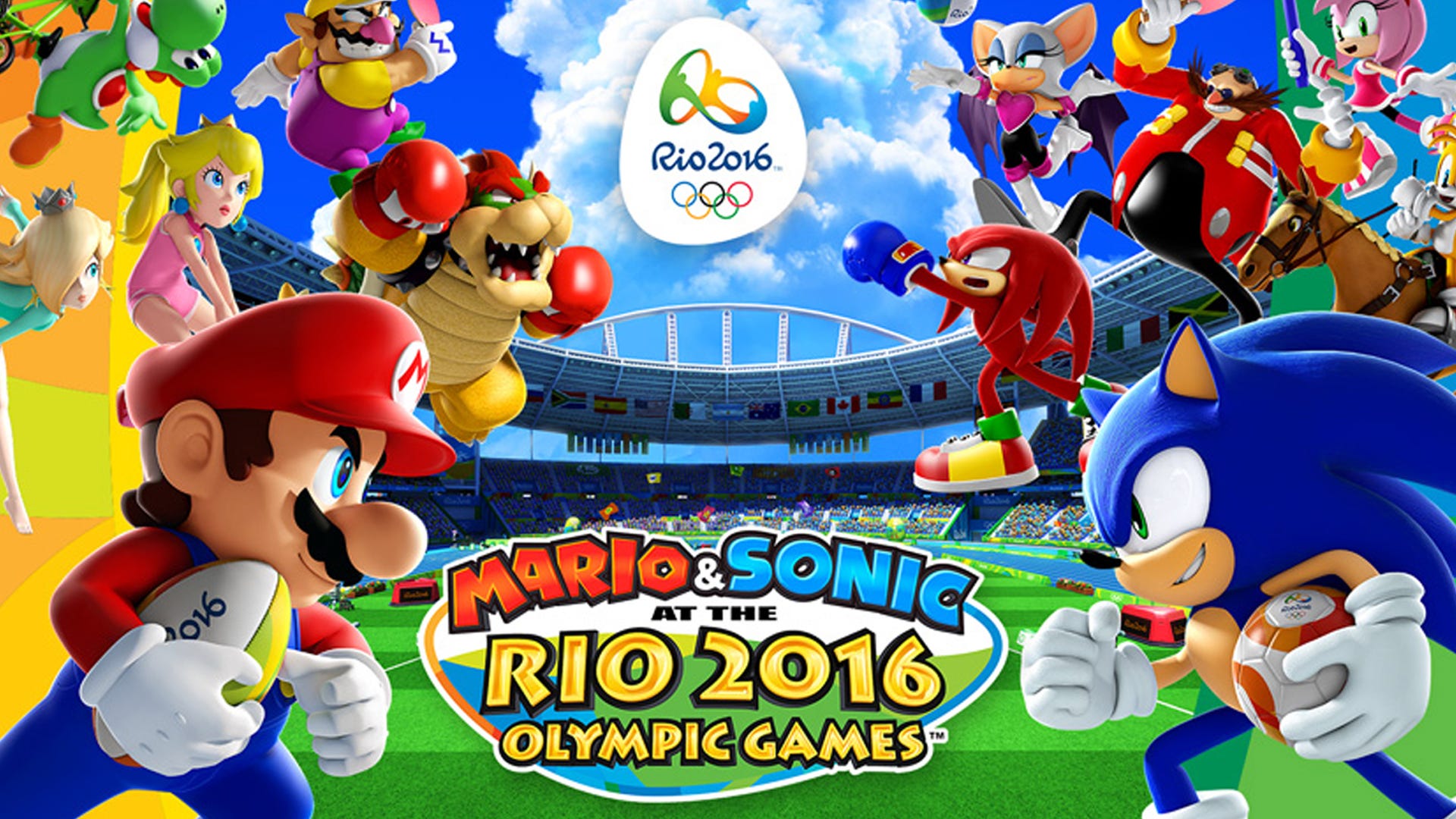 sonic & mario at the olympic games